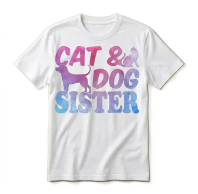 Cat Owner Cat Lover Dog Owner Dog Lover Cat & Dog Unisex T-Shirt - White