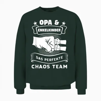 Opa & Enkelkinder Team Opa Enkelkinder Unisex Sweatshirt - Forest