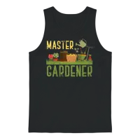 Master Gardener Gardening Unisex Tank Top - Black – 1