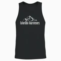 Colorado Fourteeners 2 Sided 14ers Unisex Tank Top in Black - 2
