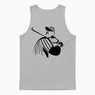 Baseball Batter Unisex Tank Top - Ash