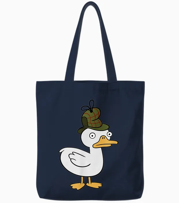 Disney Channel Gravity Falls Duck-Tective Tote Bags in Navy