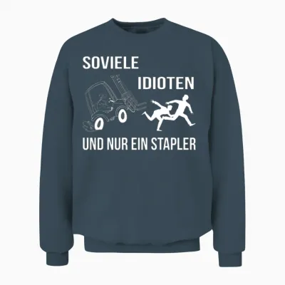 Warehouse Worker Forklift Operator Unisex Sweatshirt - Dark Heather