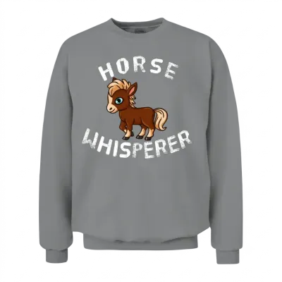 Horse Lover Horse Whisperer Horse Back Riding Unisex Sweatshirt - Sport Grey
