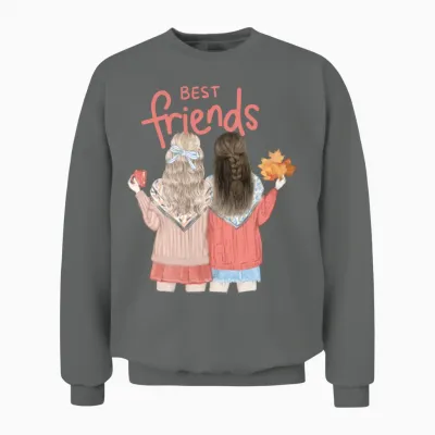 Best Friends Unisex Sweatshirt - Graphite Heather