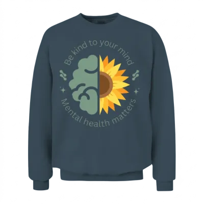 Unisex Shawl Collar Unisex Sweatshirt - Dark Heather