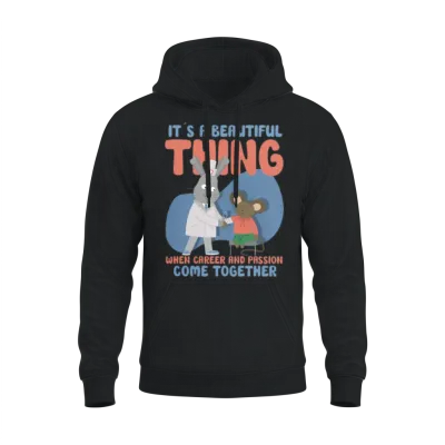 Nurse Nursing Clinic Medical Stuff Paramedic Unisex Hoodie - Black