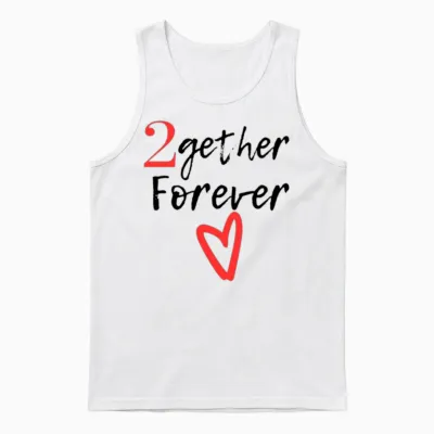 2 Year Anniversary Unisex Tank Top - White