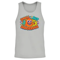 Small but Dangerous Unisex Tank Top - Ash – 2
