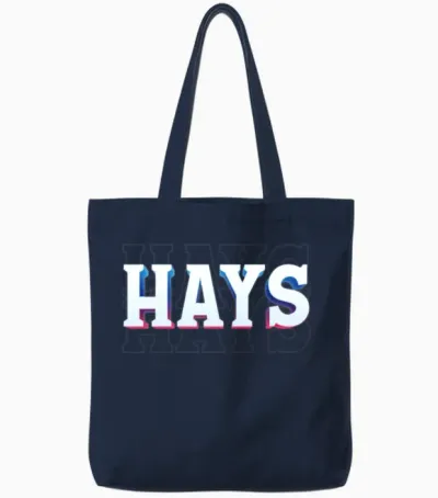 Retro - Hays Tote Bags - Navy