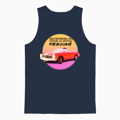 Retro Car Feeling 1 Unisex Tank Top - Navy