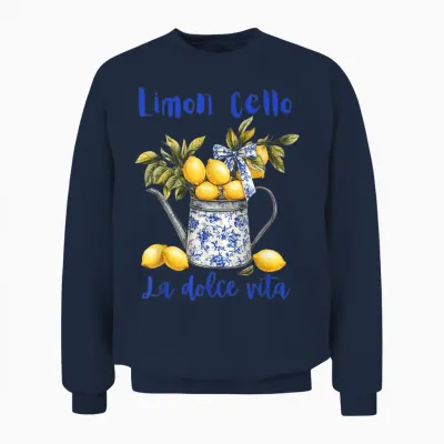 Limoncello La Dolce Vita Italy Unisex Sweatshirt - Navy