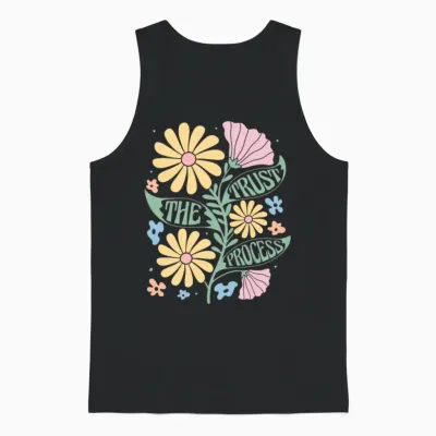 Trust the Process Unisex Tank Top - Black
