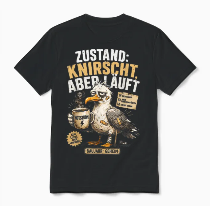 Aua Au Dem Alter Entsprechen Guter Zustand Lustig Geburtstag Unisex T-Shirt in Black