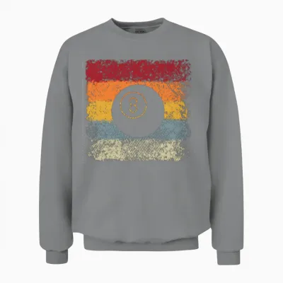 Billiards Retro Unisex Sweatshirt - Sport Grey