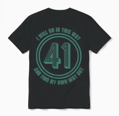 41 Lyric Dave Matthews Band Unisex T-Shirt - Black