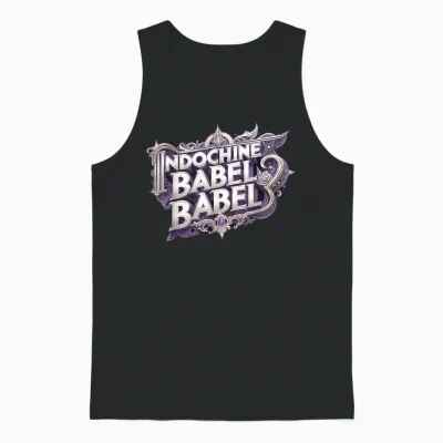 Babel Indochine Man Woman Child Boy or Girl T-Shirt, Black, S Unisex Tank Top - Black