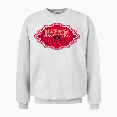 Hazbin Hotel - Title Unisex Sweatshirt - White