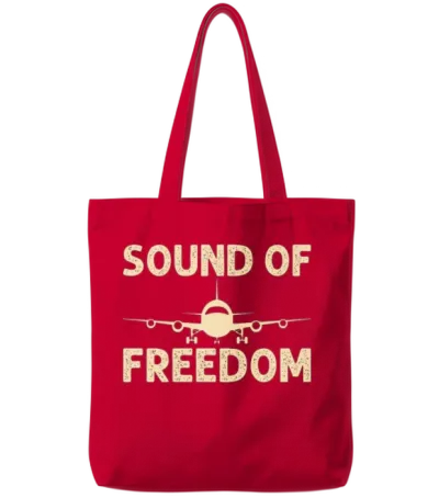Jet Noise Sound of Freedom Model Kit Builders Airc Tote Bags - Red