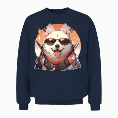 Dogs Pet Dog Owner Dog Lover Animal Unisex Sweatshirt - Navy