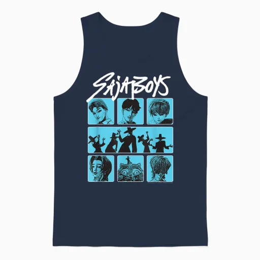 Kpop Demon Hunters Saja Boys Demon Group Unisex Tank Top - Navy