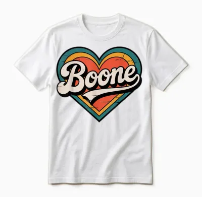 Boone Lover Shirt for Men Women Boys Girls Unisex T-Shirt - White