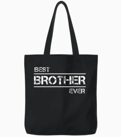 Best Brother Ever Tote Bags - Black