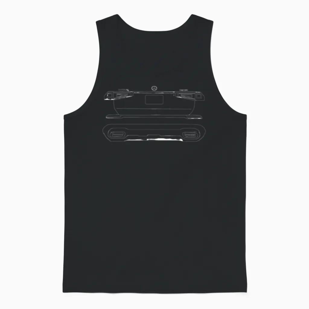 Mercedes Gls Unisex Tank Top in Black