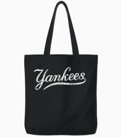 Yankee Vintage Retro Style Tee, Classic 70s & 80s Tote Bags - Black