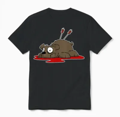 Funny Archery Sticker and Shirt Kilboe Comic Unisex T-Shirt - Black