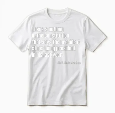 Ruth Bader Ginsburg Quote Unisex T-Shirt - White