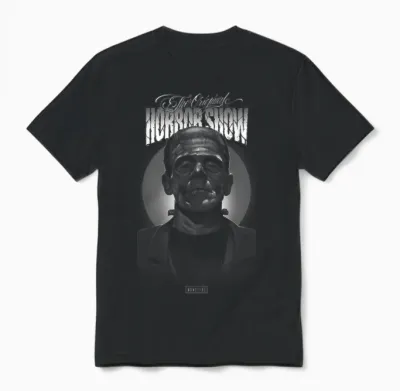 Universal Monsters Frankenstein the Original Horror Show Unisex T-Shirt - Black