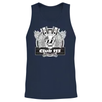 Club 113 Logo Unisex Tank Top - Navy – 2