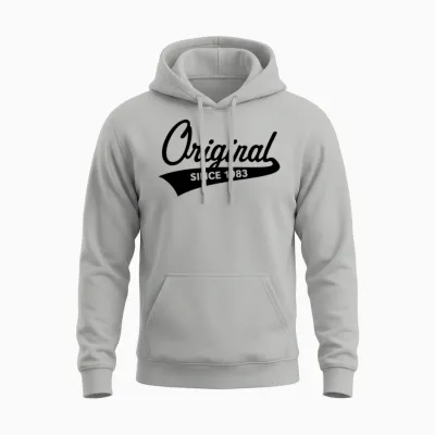 Original Since 1983 (year of Birth, Birthday / B) Unisex Hoodie - Ash