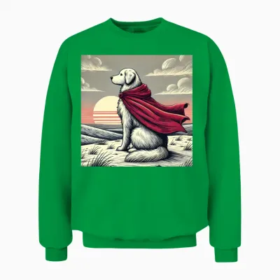Krypto Superdog Unisex Sweatshirt - Irish Green