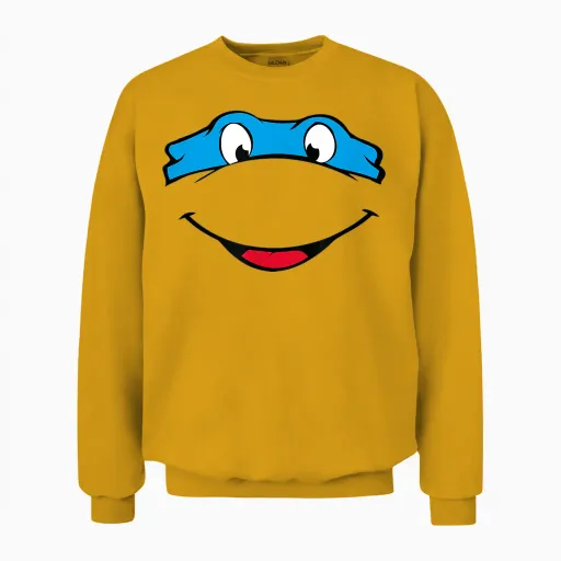 Mademark X Teenage Mutant Ninja Turtles - Leonardo - Costume Unisex Sweatshirt in Gold