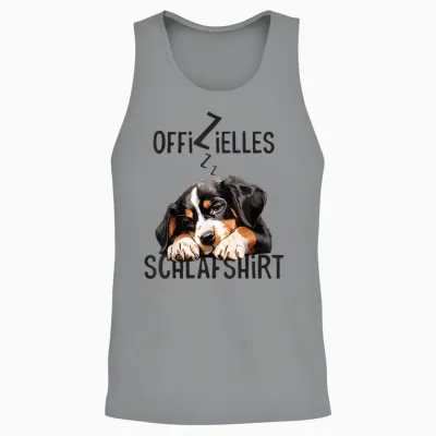 Offizielles Schlafshirt Entlebucher Sennenhund Hund Lustig Unisex Tank Top - Sport Grey