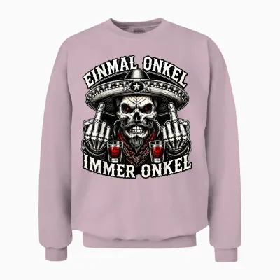 Einmal Onkel Immer Onkel - La Familia Mitten Unter Euch 2026 Unisex Sweatshirt - Light Pink