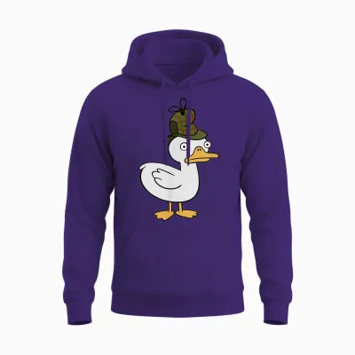 Disney Channel Gravity Falls Duck-Tective Unisex Hoodie - Purple