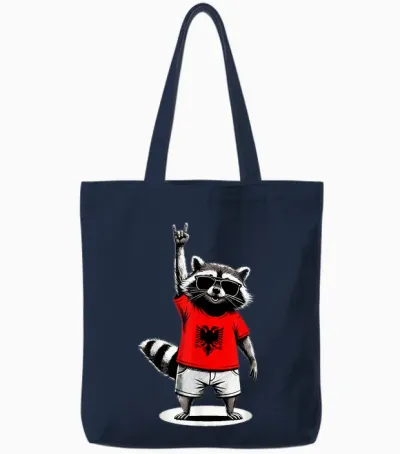 Drapeau Albanais Hommes Femmes Enfants Albanie Tote Bags - Navy