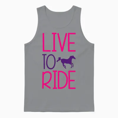 Horse Unisex Tank Top - Sport Grey