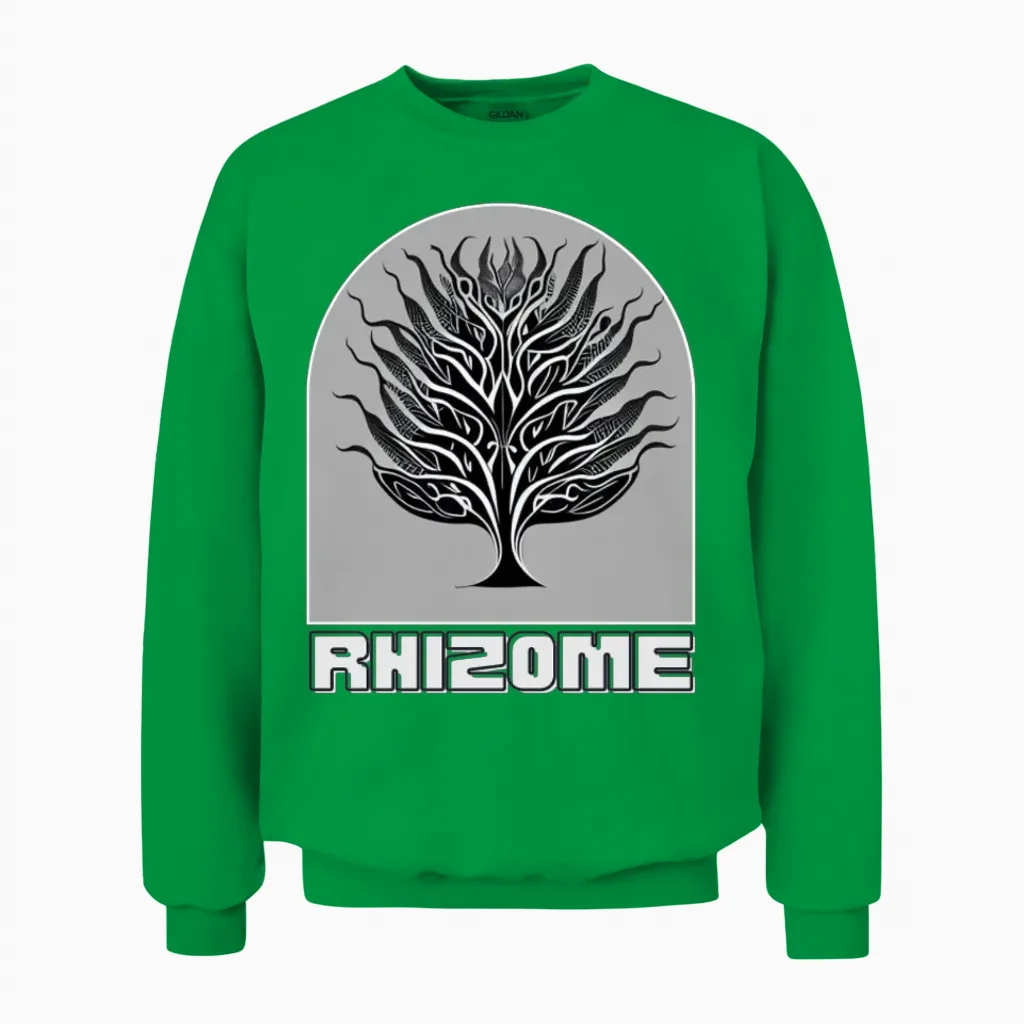 Botanical Bliss Floral & Gift Unisex Sweatshirt in Irish Green