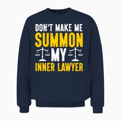 Law Lawyer Unisex Sweatshirt - Navy
