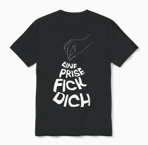 Menschen Die Sich Beschweren Aber Lustig Sind Eine Prise Fick Dich T-Shirt, Unisex-Erwachsene, Schwarz, S, Casual Humorous, Kurzarm, Crew-Ausschnitt, Klein, Eu Unisex T-Shirt in Black