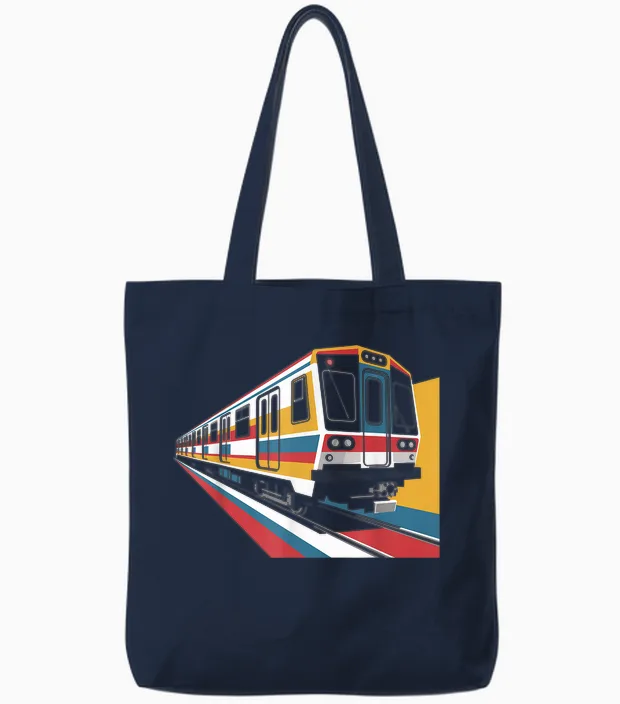 Trains Métropolitains Conducteurs De Train Conducteur De Train Tote Bags in Navy