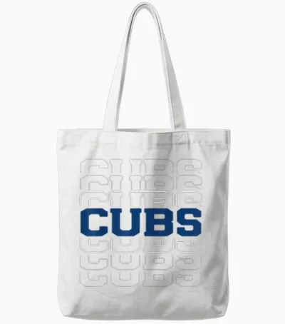Vintage Cubs Name Retro Design for Men Women And Tote Bags - White