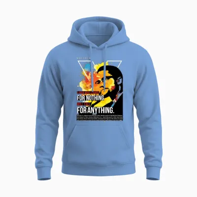 Malcolm X Best Quote Unisex Hoodie - Carolina Blue