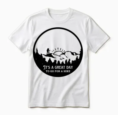 Great Day for a Hike Unisex T-Shirt - White