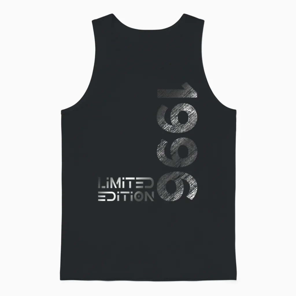 Limited Edition Jahrgang 1996 Mann Frau 30. Geburtstag Unisex Tank Top in Black