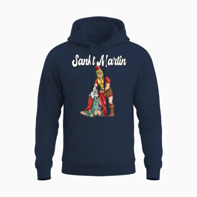 Saint Martin St Martin Unisex Hoodie - Navy